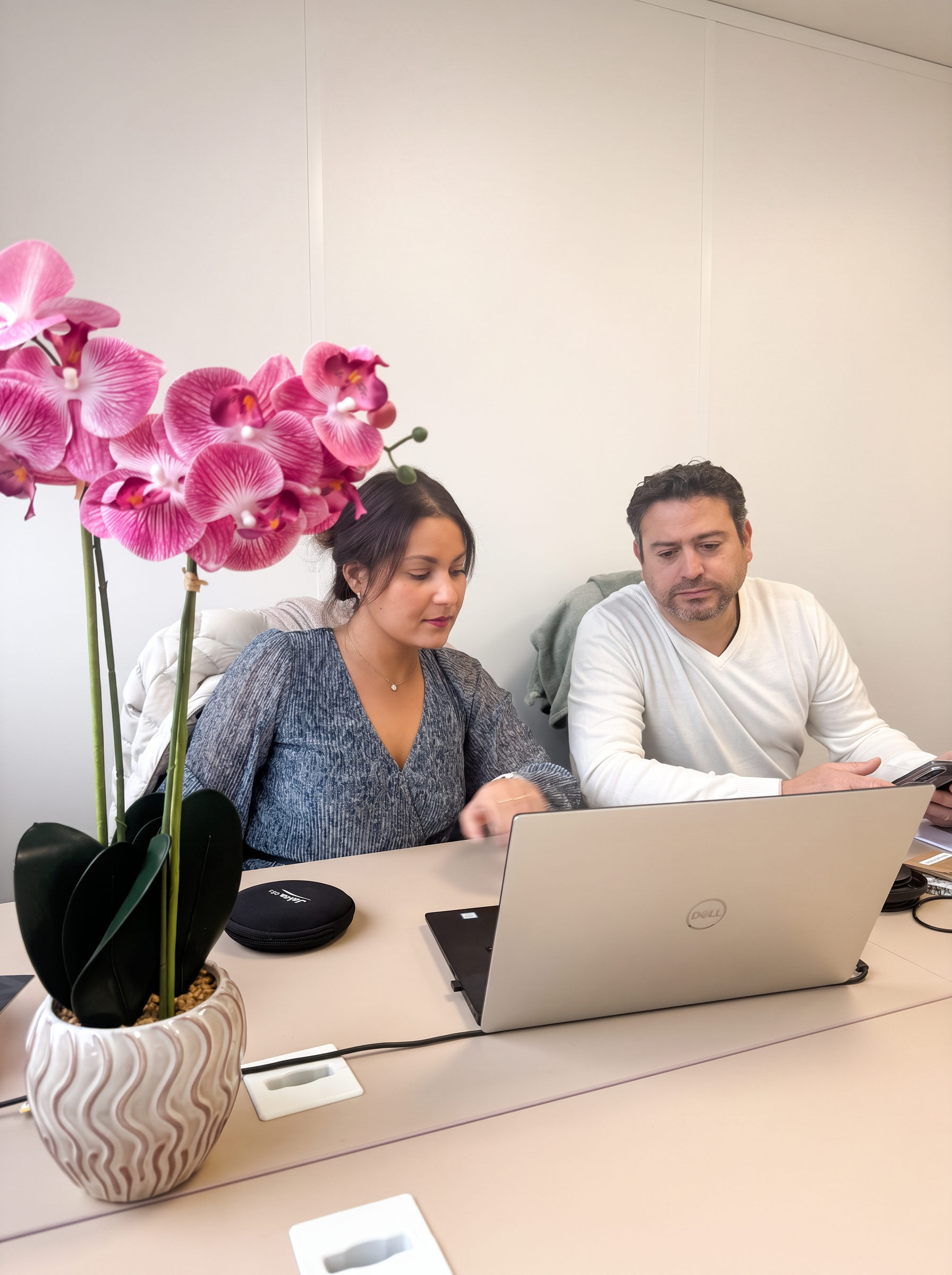 Synapture team working on a client project